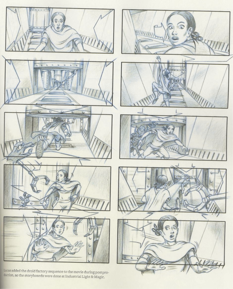 Illustration for article titled Storyboards reveal the amazing Star Wars prequel you never saw